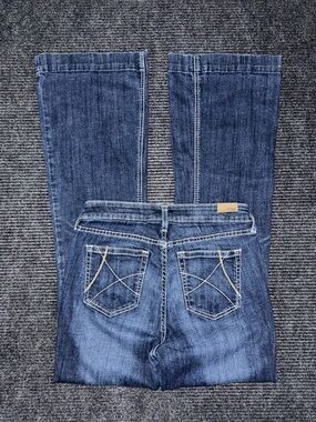 Ariat Ella Wide Leg Slim Trouser Dark Wash Blue Jeans 29 R 10032550